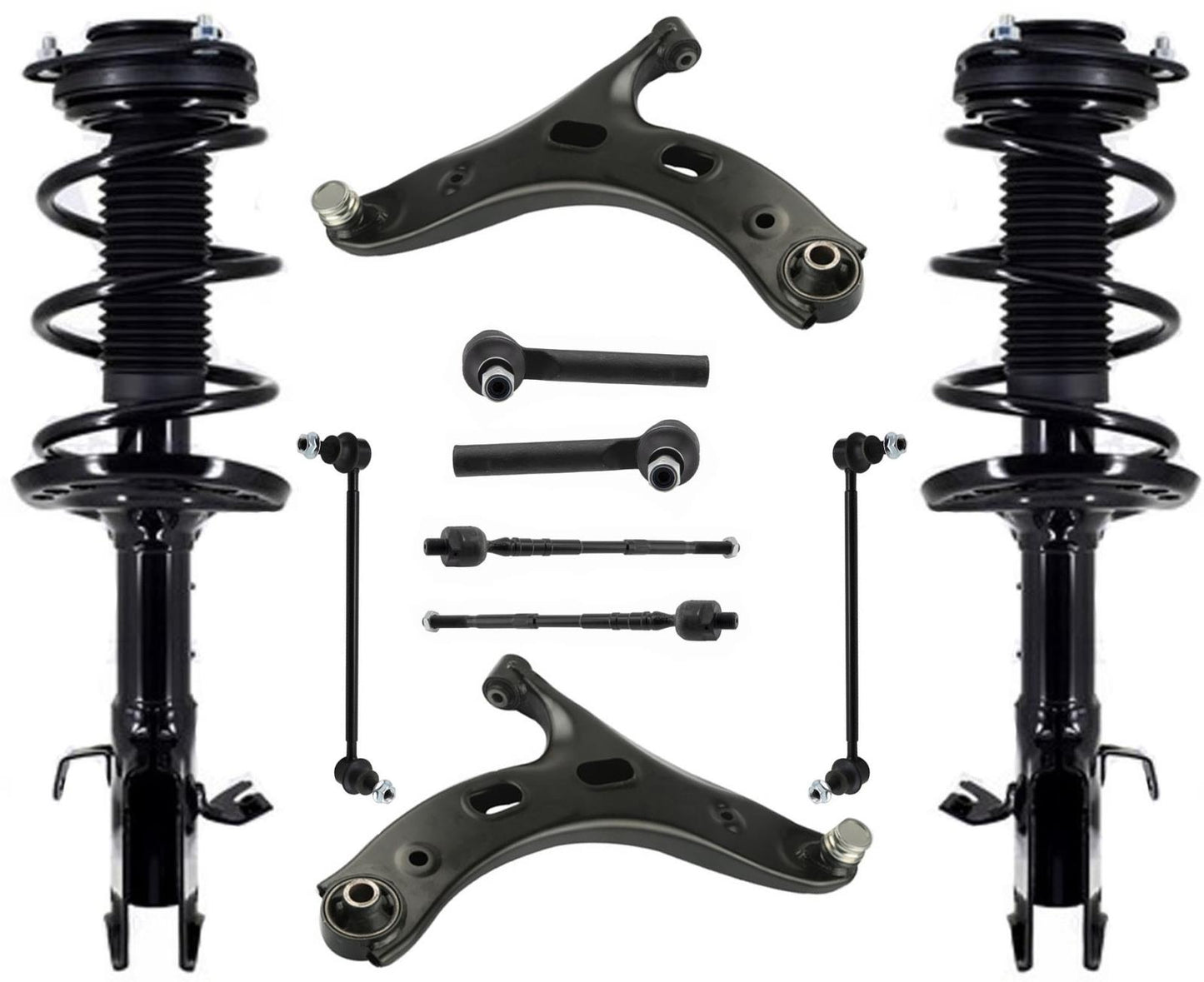 Front Struts Control Arms Ball Joints Tie Rods & Links For Crosstrek 2018-2020