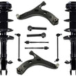 Front Struts Control Arms Ball Joints Tie Rods & Links For Crosstrek 2018-2020