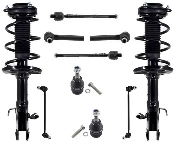 Front Complete Struts Lower Ball Joints Tie Rods & Links For Crosstrek 18-2020