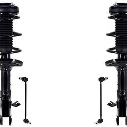 Front Left & Right Complete Struts & Sway Bar Links For Subaru Crosstrek 18-20