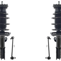 Front Struts W/ Coil Spring & Sway Bar Links For Chevrolet Sonic RS 2013-2016