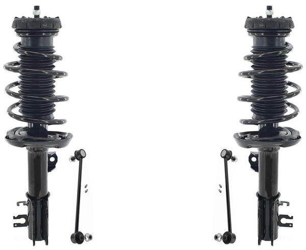 Front Struts W/ Coil Spring & Sway Bar Links For Chevrolet Sonic RS 2013-2016