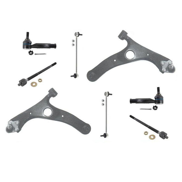 01-03 Rav4 2 y 4 brazos de control de puertas, rótulas, barras estabilizadoras y tirantes, kit de 8 piezas
