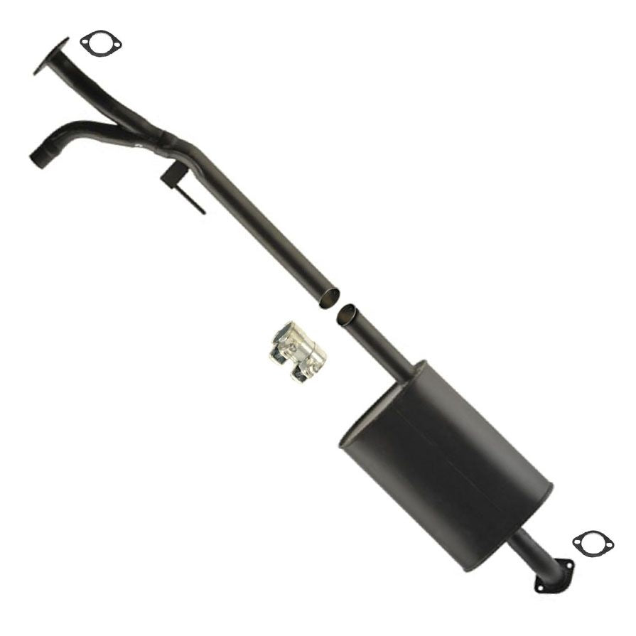 Sistema de escape con silenciador medio para Nissan Titan 2004-2006