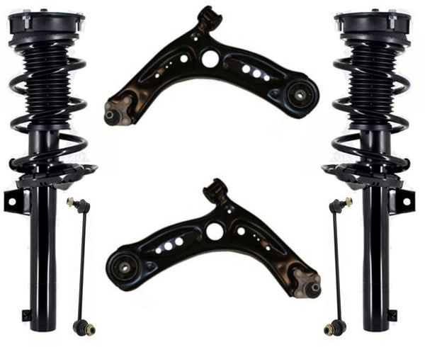 Front Struts Lower Control Arms & Links For Volkswagen Golf Sportwagen 15-2019