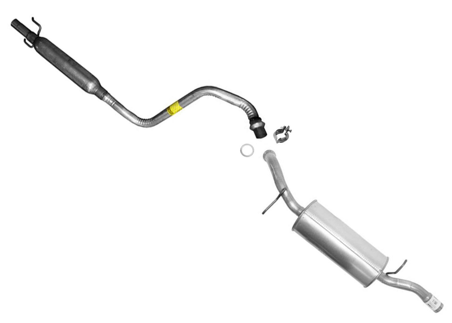 Para Scion 2004-2006 Xa 1.5L Sistema de tubo de escape silenciador