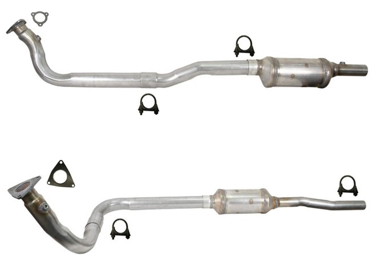 L&R 2 Catalytic Converters Engine Pipe for Freightliner MT-45 45G 55 11-18 6.0L