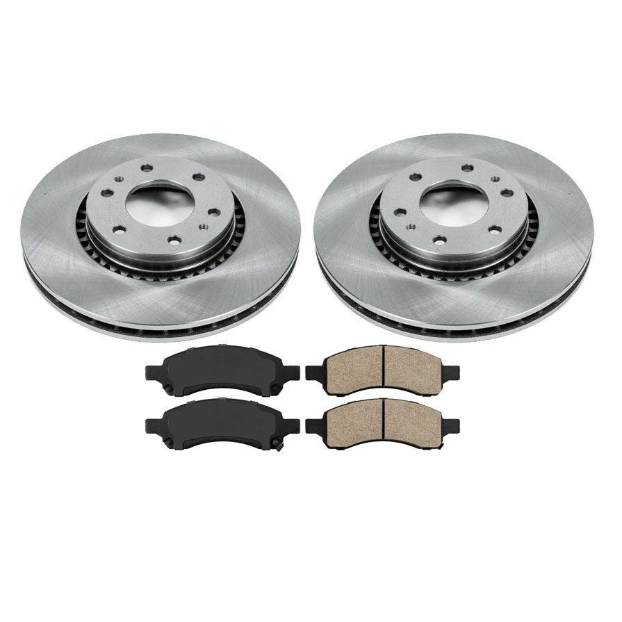 Rotores de freno delantero y pastillas de cerámica para Saab 9-7X 4.2L 5.3L 2006-2007