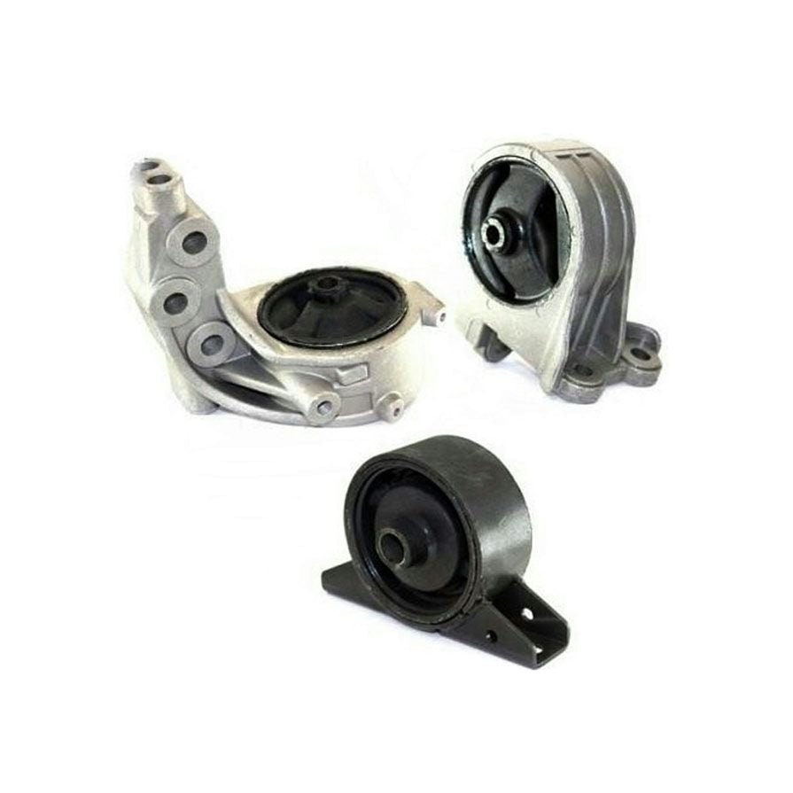 2001-2005 for Chrysler Stratus Sebring Coupe 99-03 Front Rear Engine Mounts 3pc