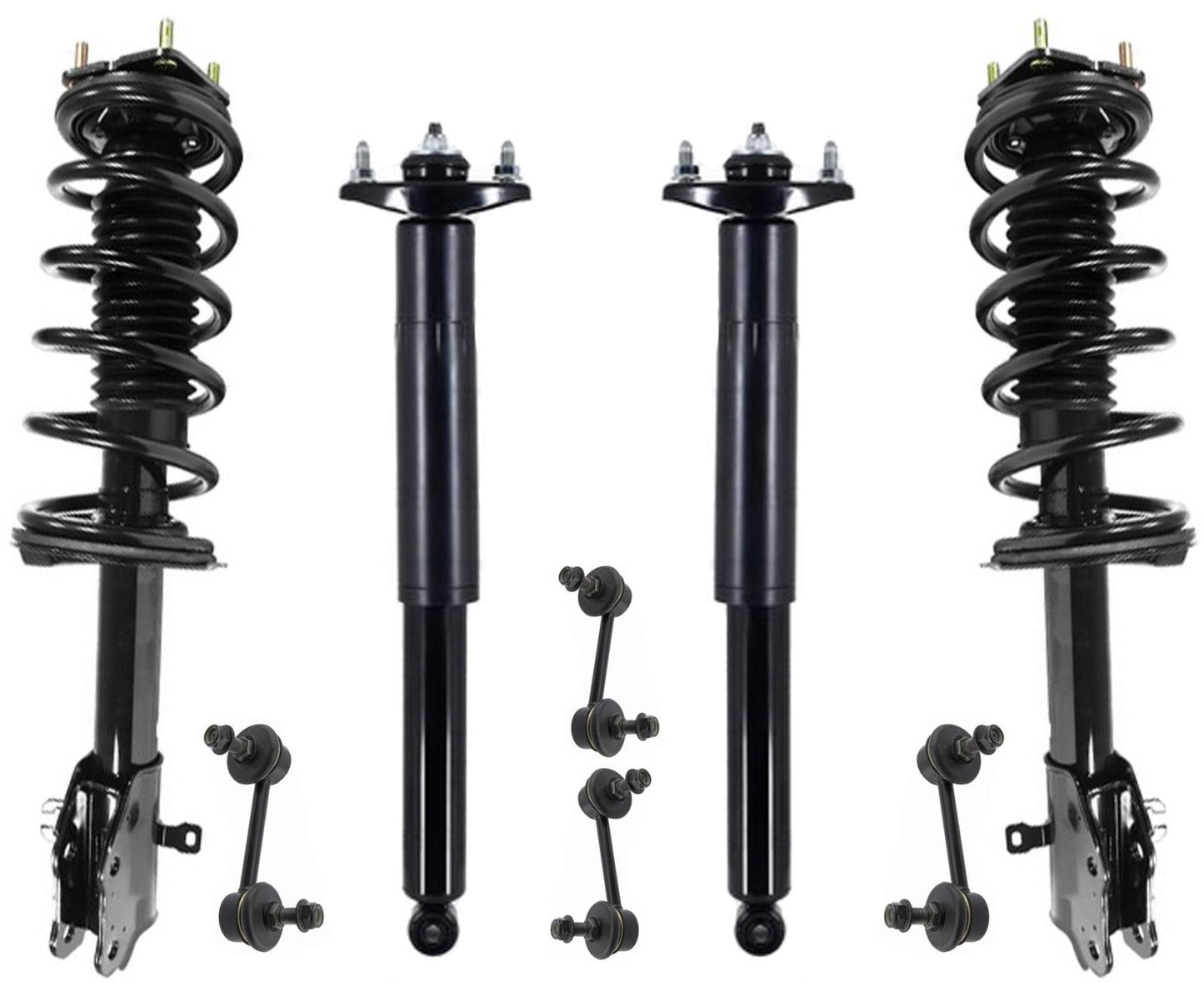 Front Struts Assembly Rear Complete Shocks & Links For Mazda CX-7 2007-2012