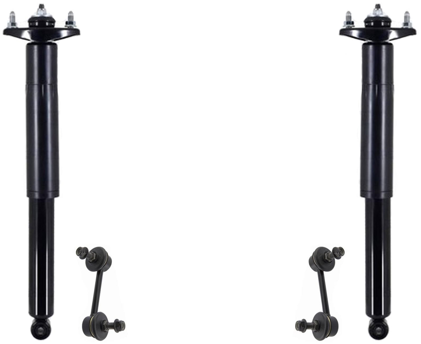 Rear Complete Shock Absorber & Sway Bar Links For Mazda CX-7 2007-2012