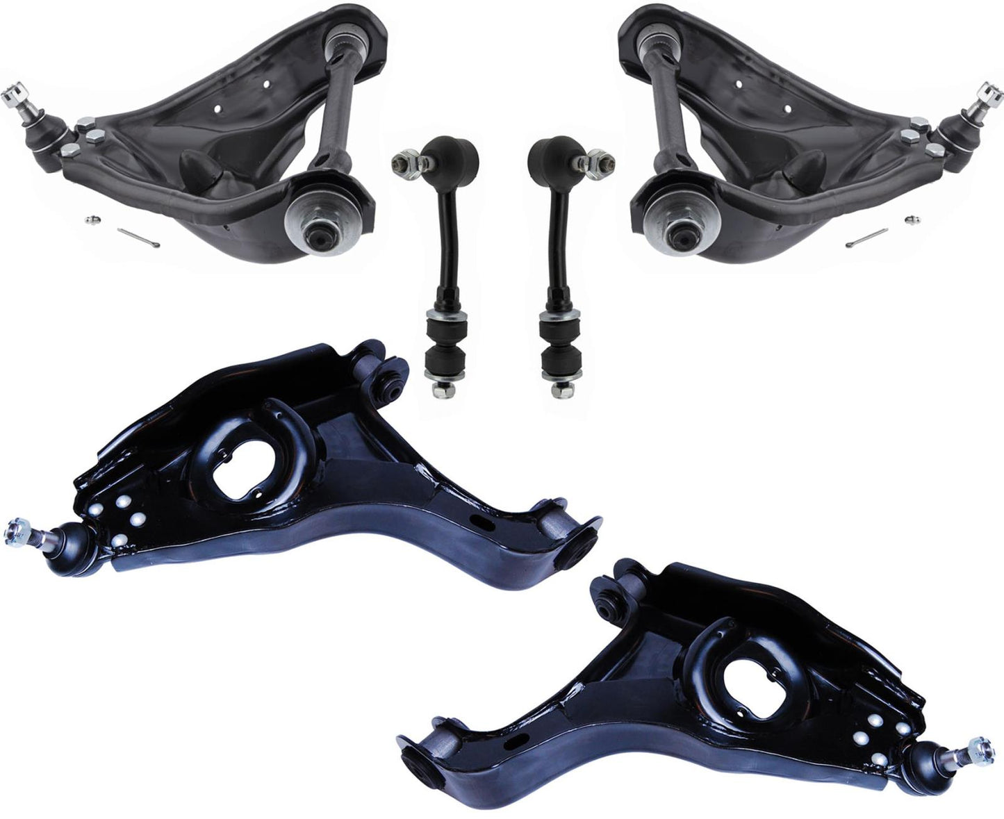 Front Upper & Lower Control Arms & Links For Durango 2000-2003 Rear Wheel Drive
