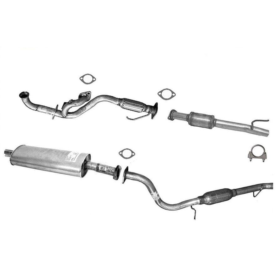 Rear Catalytic Converter Tail Pipe Muffler for Ford Escape 3.0L 2005-2006