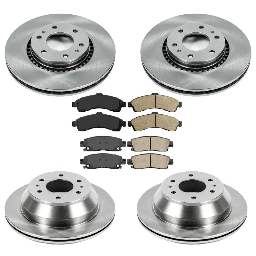 2002-2005 for GMC Trailblazer EXT Extended Wheel Base Model Rotors & Brake Pads