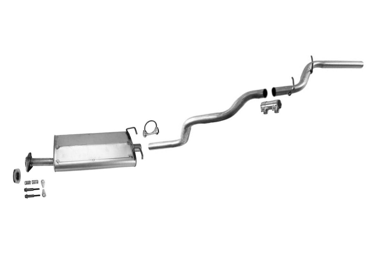 Se adapta al sistema de escape silenciador Ford Explorer 95-2000 de 2 puertas 4.0L Vin X OHV Eng