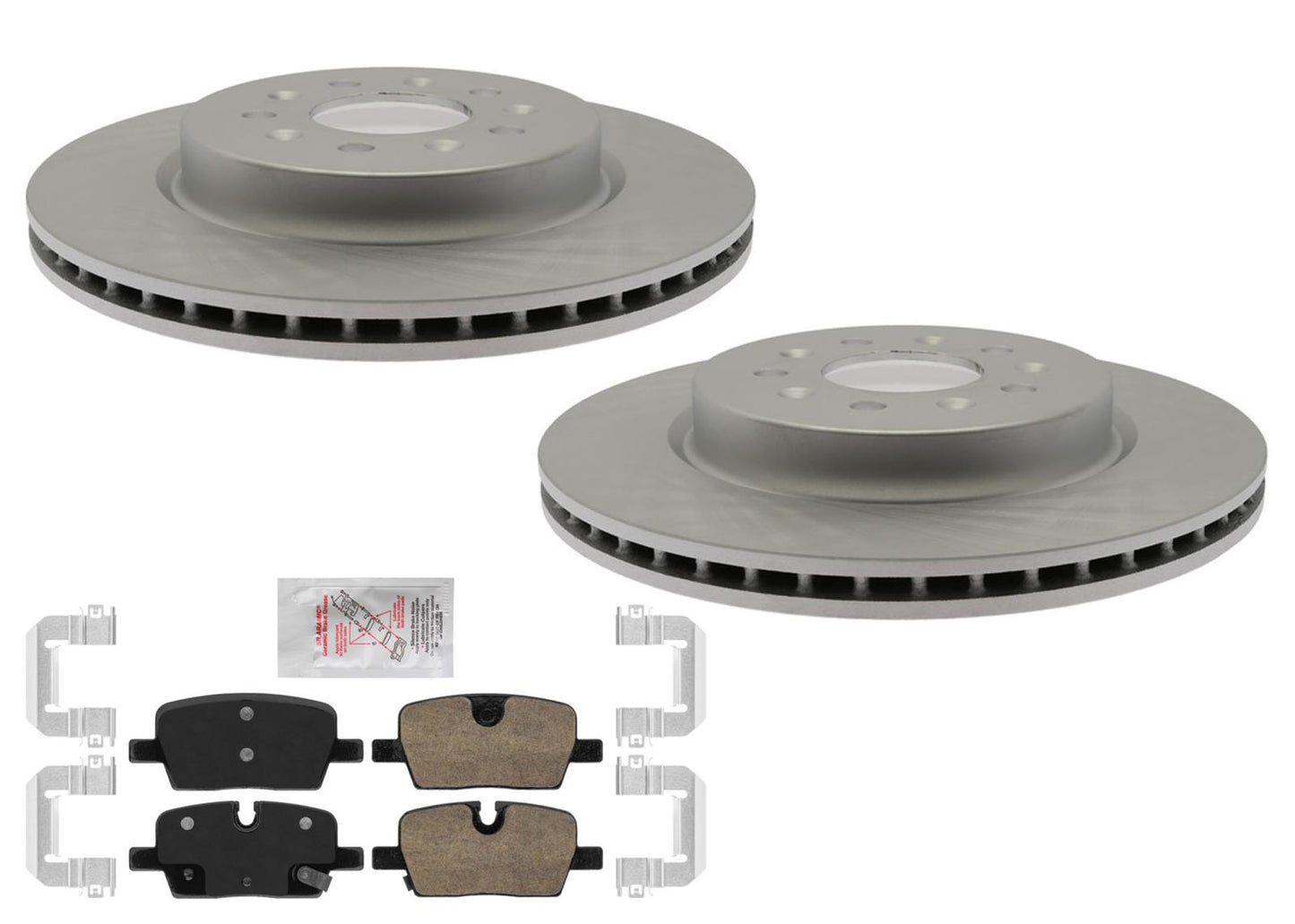 Rear Disc Brake Rotors & Ceramic Pads for Cadillac CT4 2020 2021 2022 2023