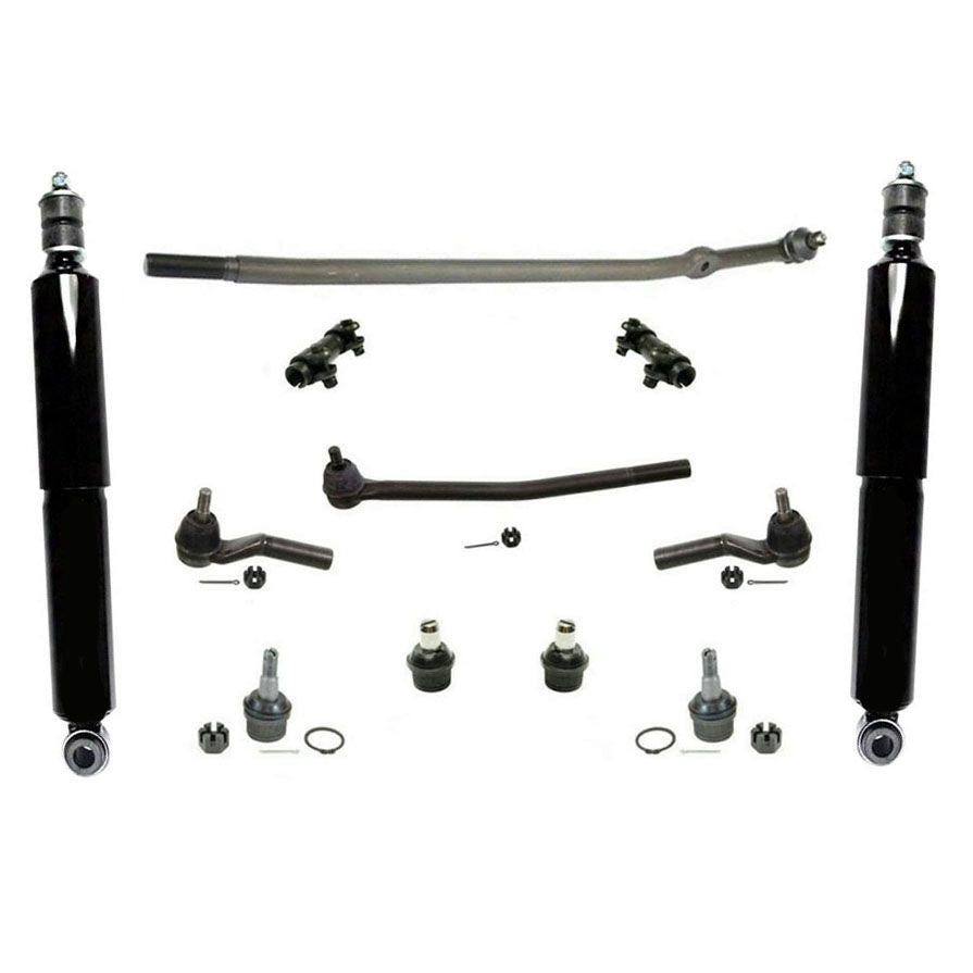 Amortiguadores de rótula de barra de acoplamiento de arrastre, 12 Uds. Para Ford Vans E150 E250 E350 08-14