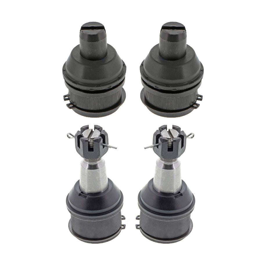 Fits 1992-2008 for Ford Vans E250 E350 Upper Ball Joints & Lower Ball Joints 4Pc