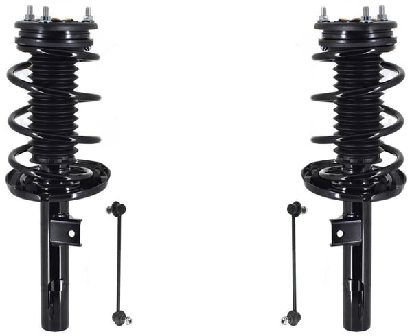 Front Complete Struts W Coil Spring & Links For Mazda 3 19-22 Front Wheel Drive