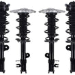 Front & Rear Complete Struts For Jeep Compass 17-21 FWD W/ 6 Speed Transmission