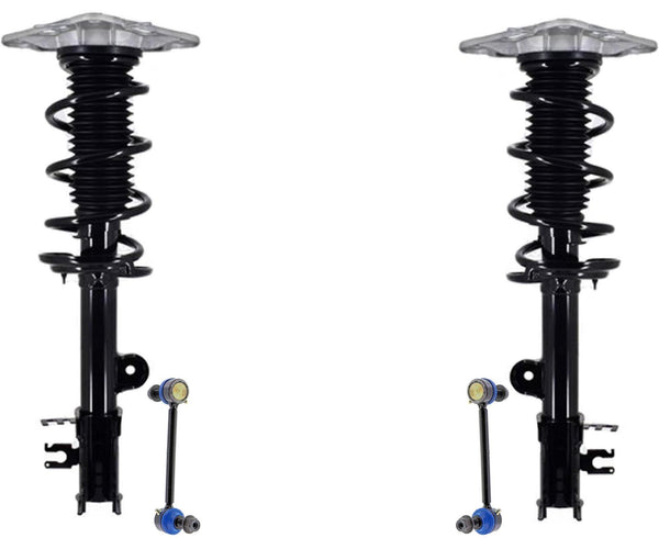 Rear Complete Struts & Sway Bar Links For Jeep Compass 17-2021 All Wheel Drive