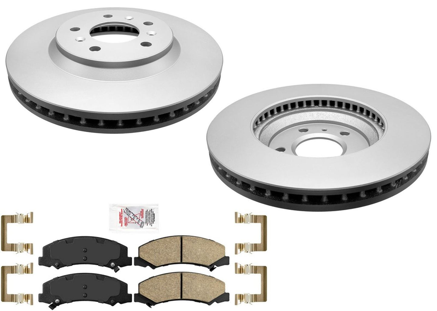 Performance Coated Disc Brake Rotors Ceramic Pads For Buick Lucerne 06-11 V6