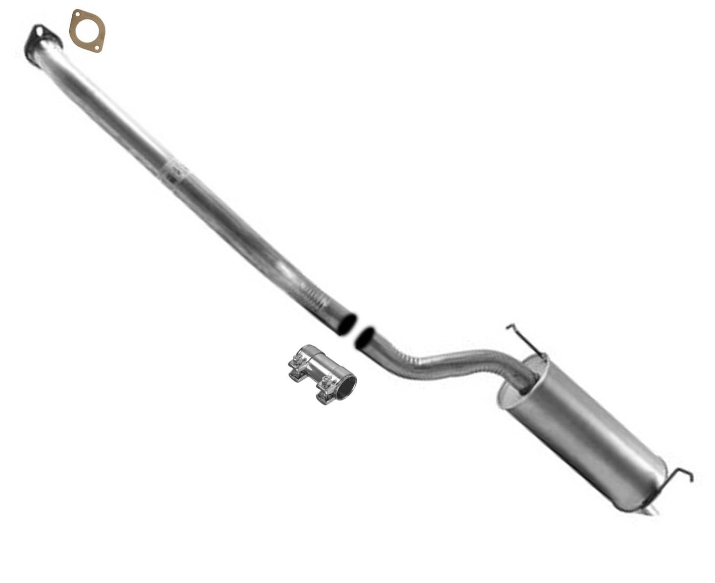 Tubo de extensión y silenciador trasero para Hyundai Santa Fe desde la fecha 25/06/03 al 06 3.5L