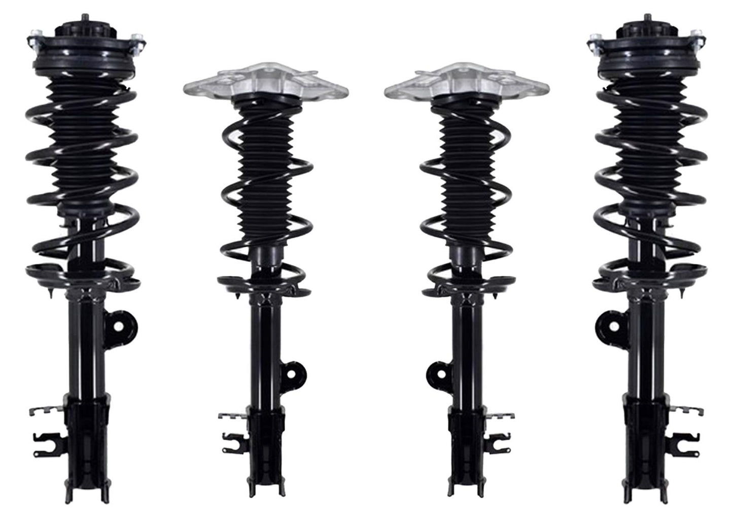 Conjunto completo de puntales delanteros y traseros para Jeep Renegade con tracción en las 4 ruedas 2015-2018