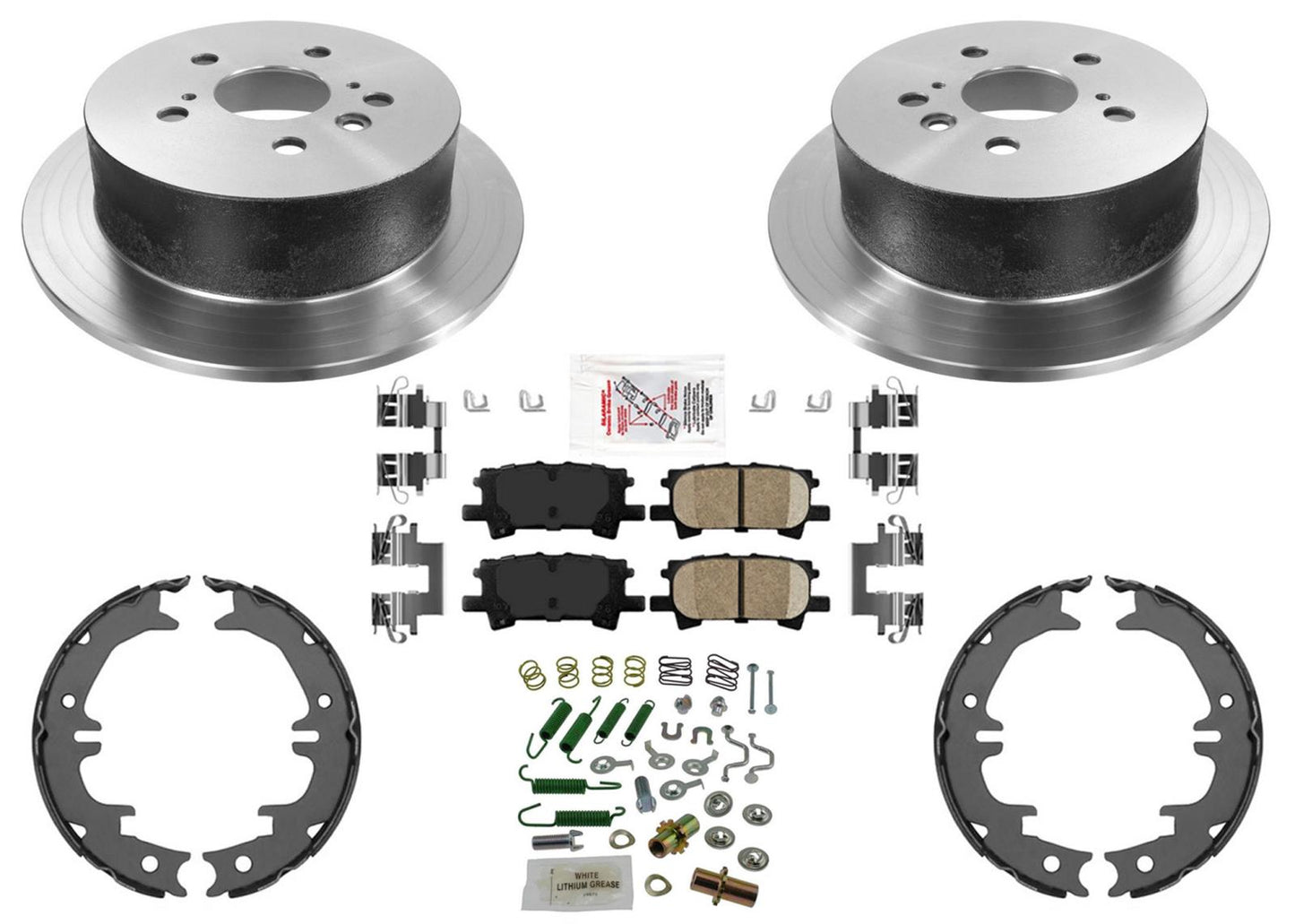 Performance Carbon Disc Brake Rotors Brake Pads For Lexus RX400H 2006 2007 2008
