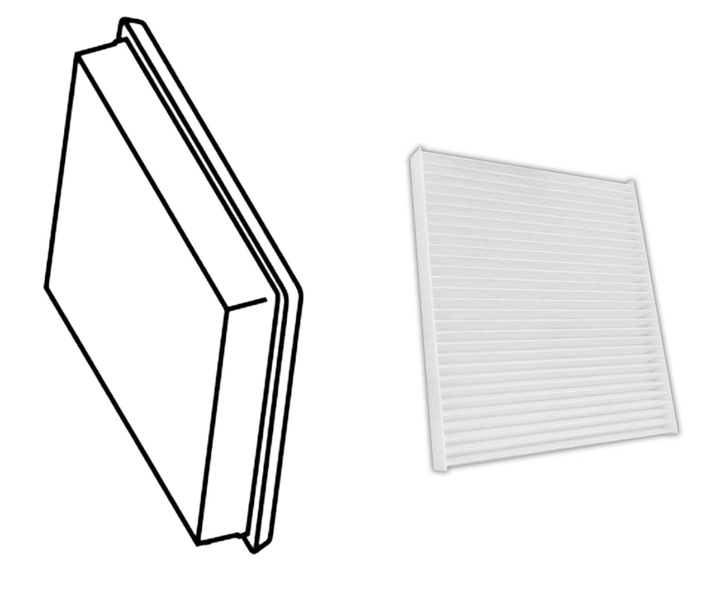 Engine Air Filter & Cabin Filter For Nissan Z 2023-2024