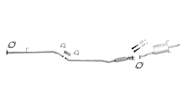 Middle Resonator Muffler Exhaust System For Honda Civic 1.7L DX LX 2001-2005