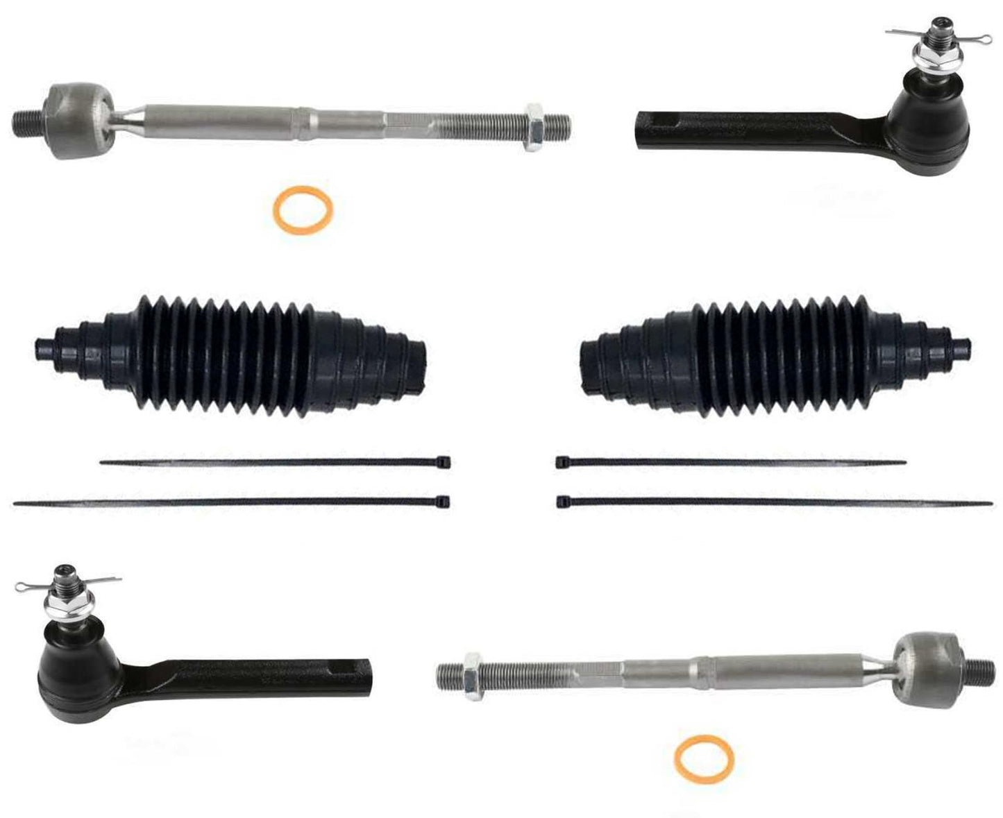 Front Left & Right Inner & Outer Tie Rods For Mazda CX-5 2017-2023