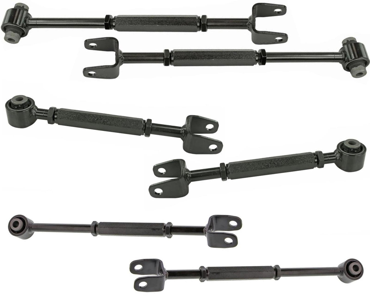 Mevotech Rear Upper & Lower Adjustable Control Arms For Infiniti Q70 2014-2017