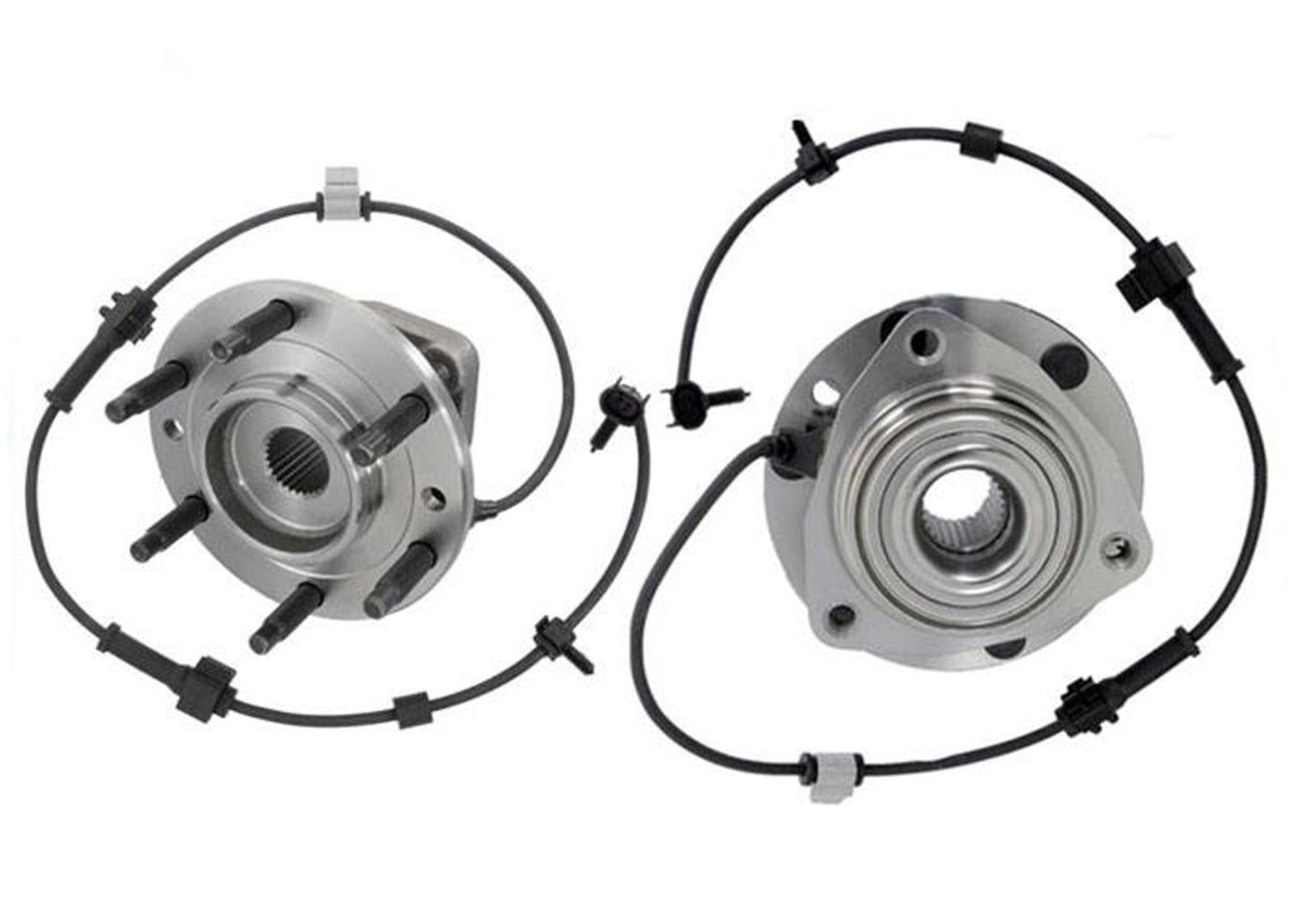 (2) Front Wheel Bearing and Hubs For Chevrolet Trailblazer 02-09