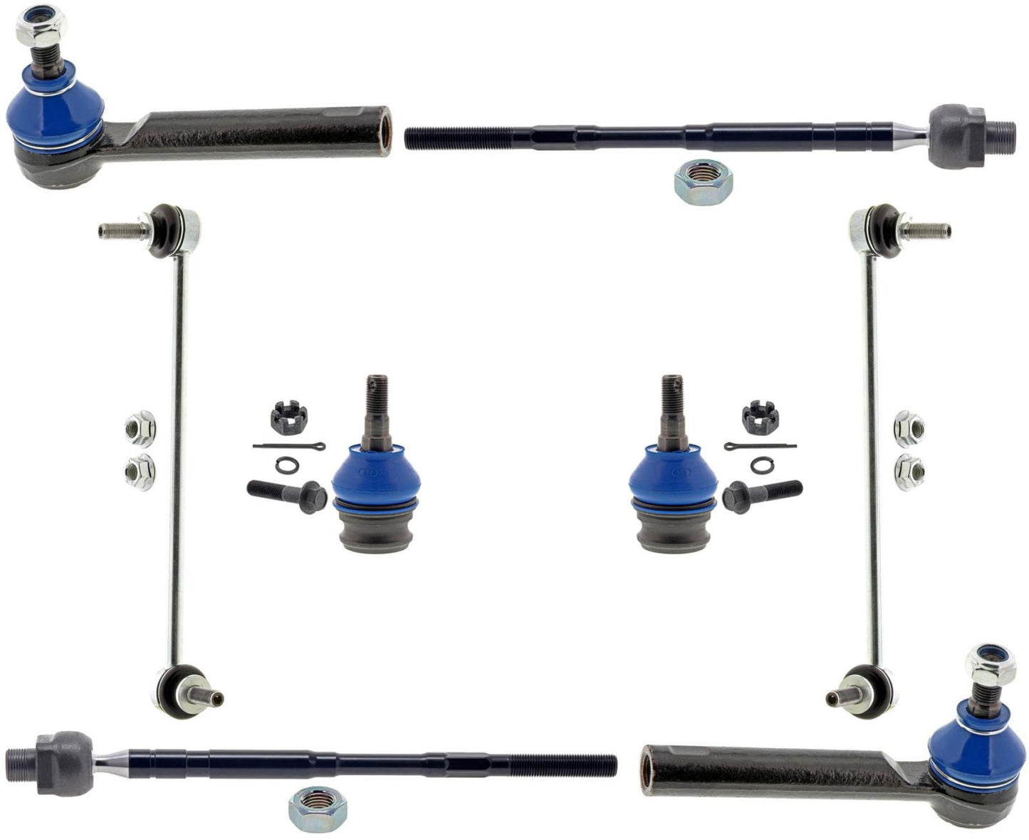 Mevotech Front Ball Joints Tie Rods & Links For Subaru Forester 2019-2023