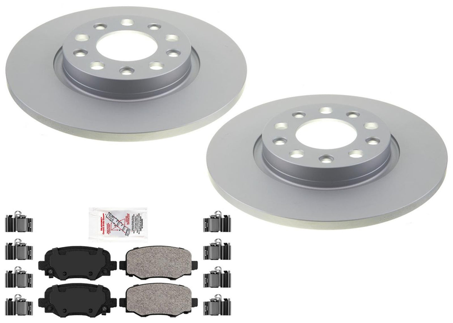 Rr Performance Coated Disc Brake Rotors for Jeep Trailhawk 14-23 3.2L V6 320MM