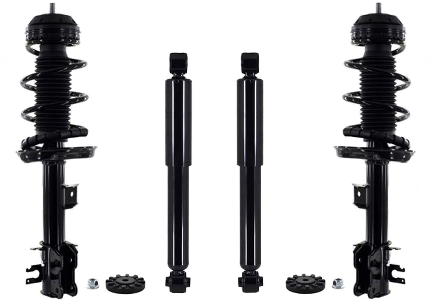 Front Complete Spring Struts & Rear Shocks Fits FIat 500 Pop 2012-2016