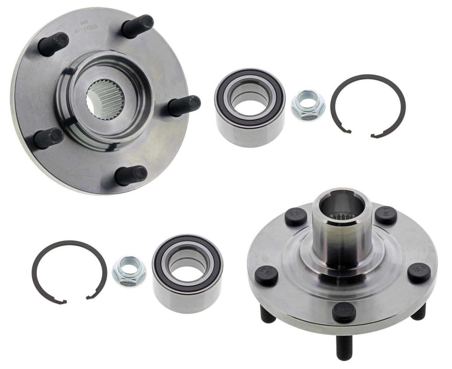 Mevotech Front Wheel Hub Bearing Kit For Mazda 5 2006-2017 Mazda 3 2005-2013
