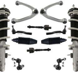 Front Struts Upper Control Arms Tie Rods & Links For QX50 14-17 All Wheel Drive