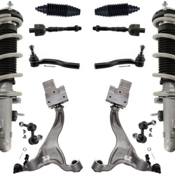 Front Struts Lower Control Arms Tie Rods & Links For QX50 14-17 All Wheel Drive