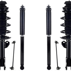 Front Complete Struts Sway Bar Links & Rear Shocks For Toyota Yaris 2006-2015