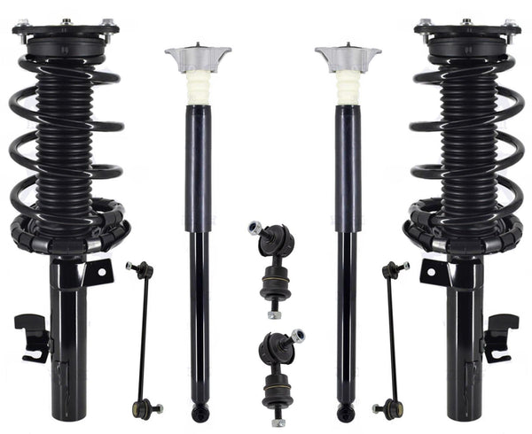 Front Complete Strut Assembly & Complete Rear Shock For Mazda 5 2006-2015