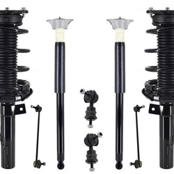 Front Complete Strut Assembly & Complete Rear Shock For Mazda 3 2004-2009