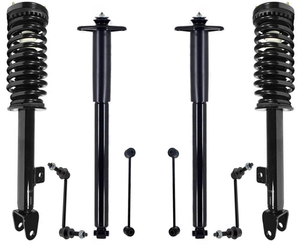 Front Struts & Rear Shocks Absorber & Links For 300 2005-2010 Rear Wheel Drive