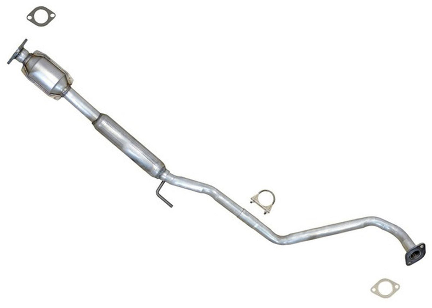 Rear Catalytic Converter, Resonator, Extension Pipe for Hyundai Veloster 12-15