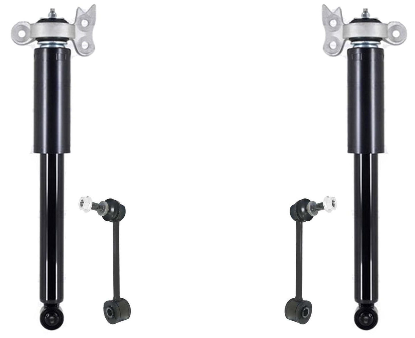 Rear Complete Shocks & Sway Bar Links For Cadillac XT5 2017-2019