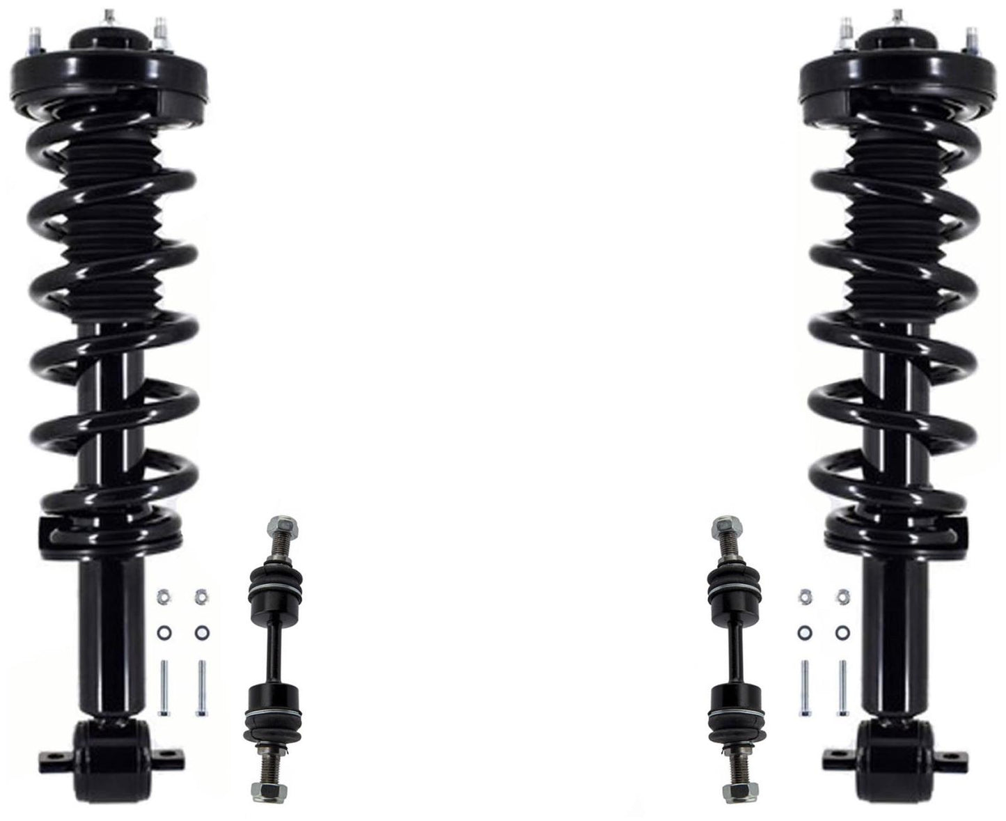 Front Complete Struts & Sway Bar Links For Ford F-150 Rear Wheel Drive 15-2020