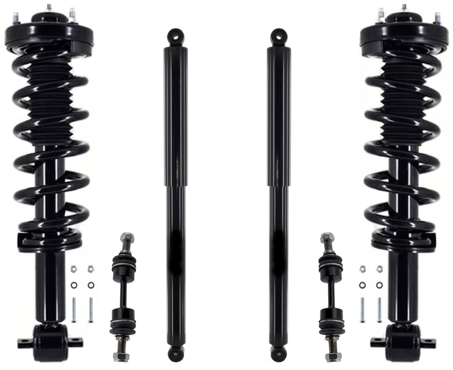 Front Struts Sway Bar Links & Rear Shocks For Ford F-150 Rear Wheel Drive 15-20