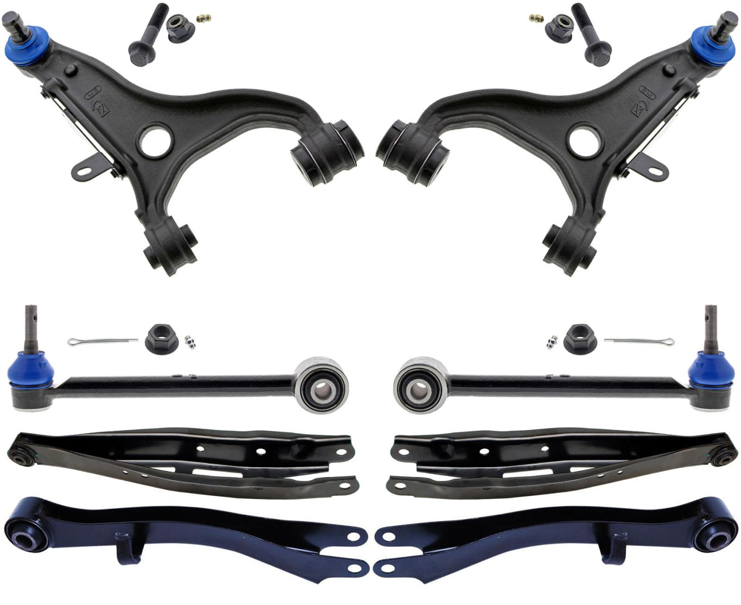 Mevotech Rear Upper & Lower Control Arms For Subaru Forester 2009-2013