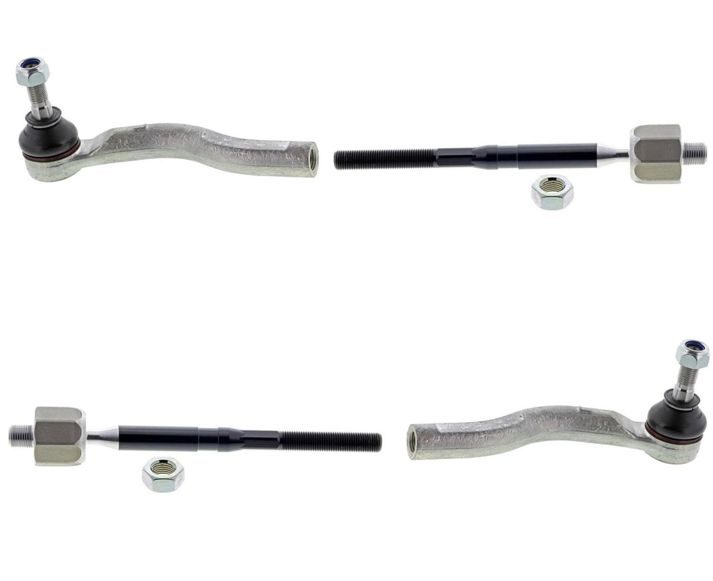 Mevotech Front Inner & Outer Tie Rods For Yaris 2019-2020 W/ 15 Inch Wheels